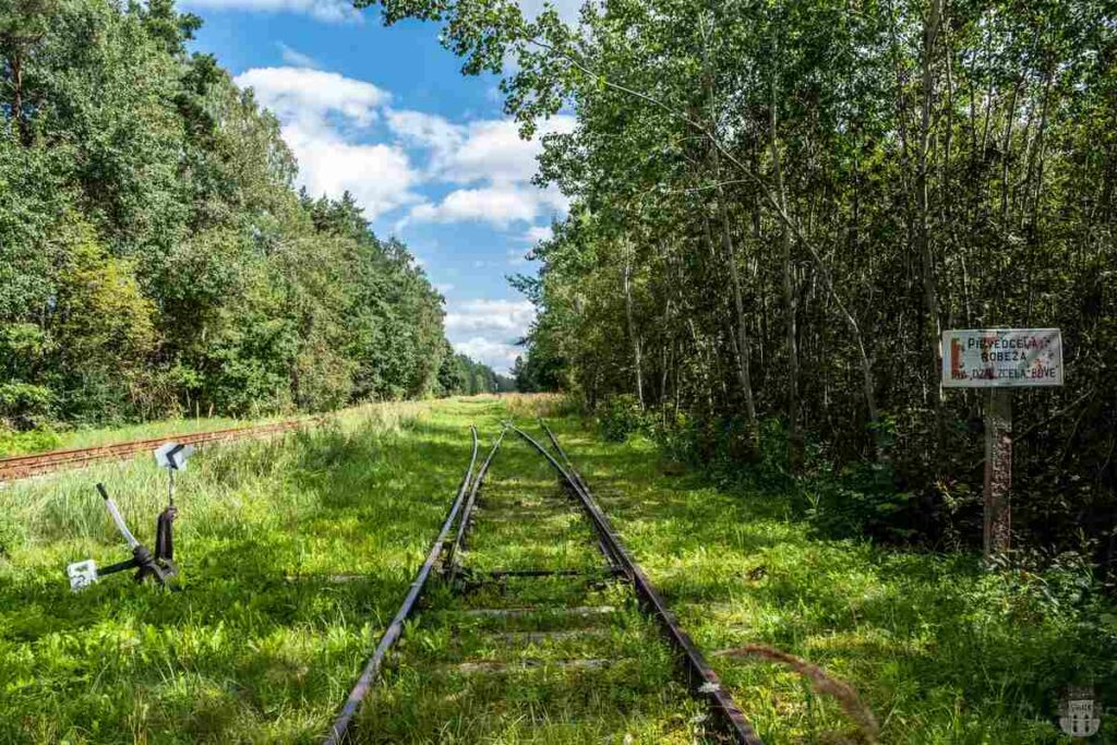 Abandoned railway in Latvia